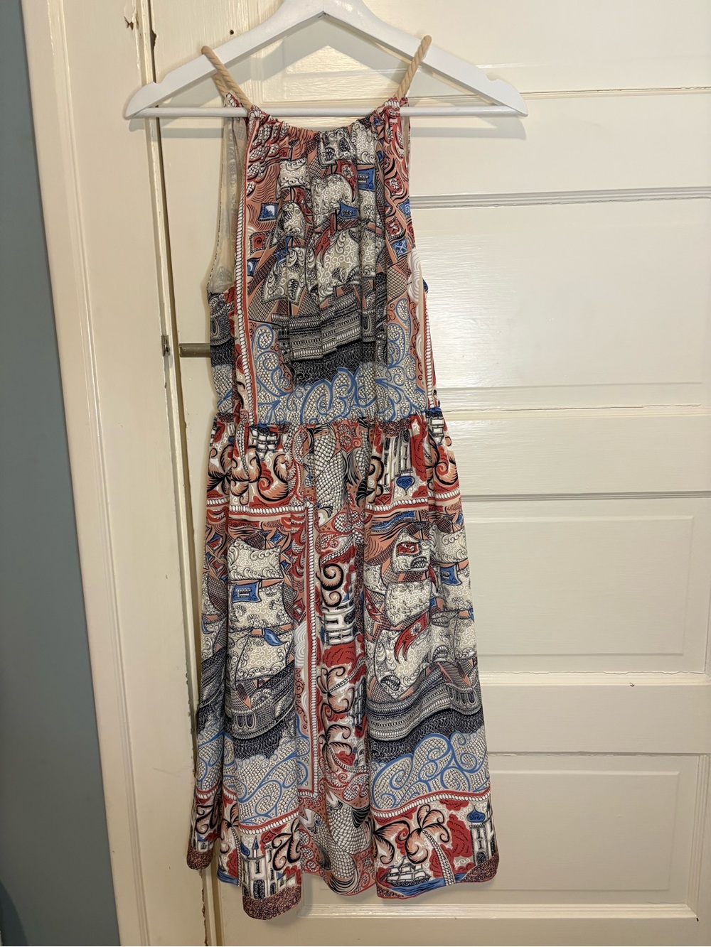 Floreat for Anthropologie silk midi dress